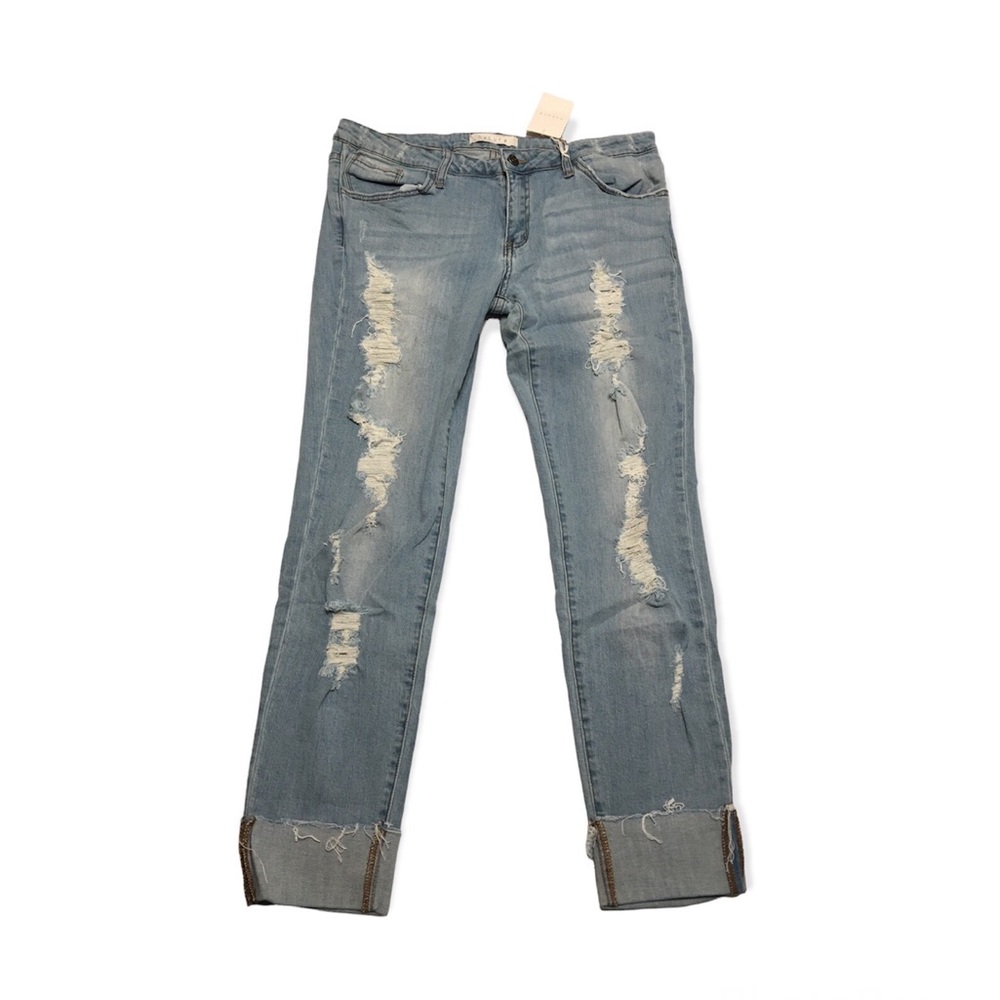 Nature Distressed Front Jeans Size 31